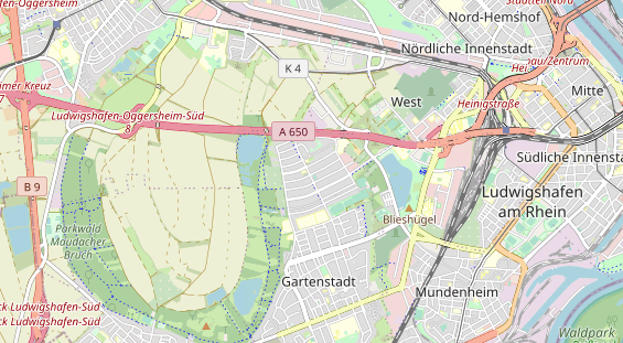 physical therapy on map