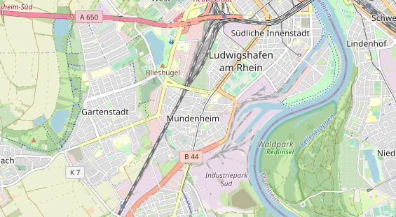 physical therapy on map