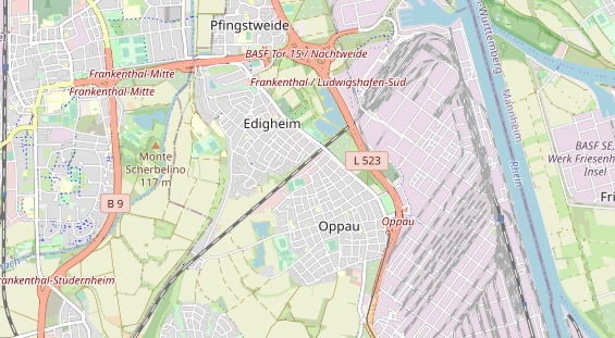 physical therapy on map