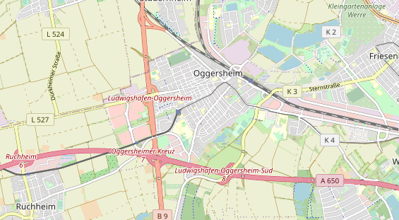 physical therapy on map