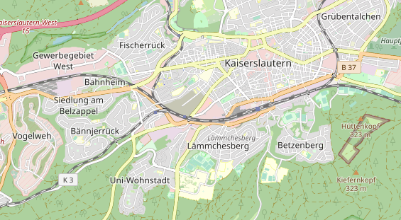 physical therapy on map