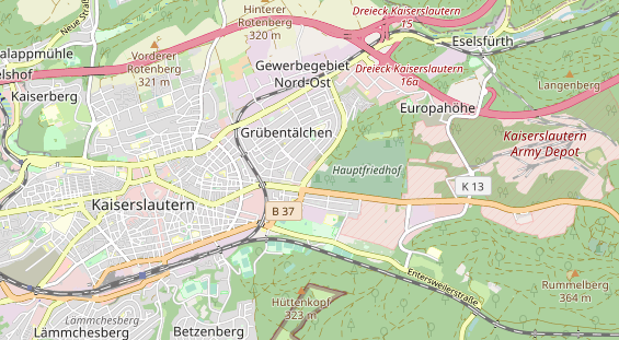 physical therapy on map