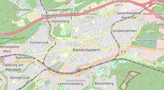 physical therapy on map