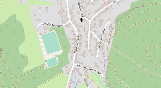 Physiotherapie auf Satellitenbild