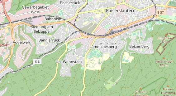 physical therapy on map