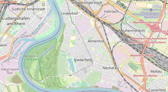 physical therapy on map