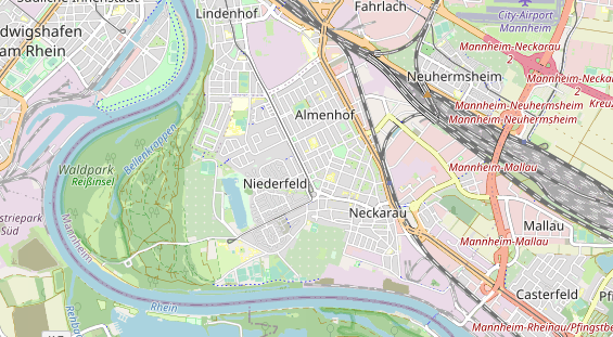 physical therapy on map