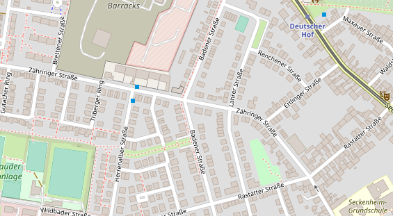 Physiotherapie auf Satellitenbild