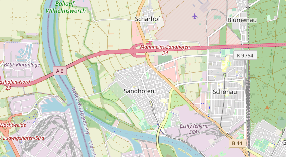 physical therapy on map