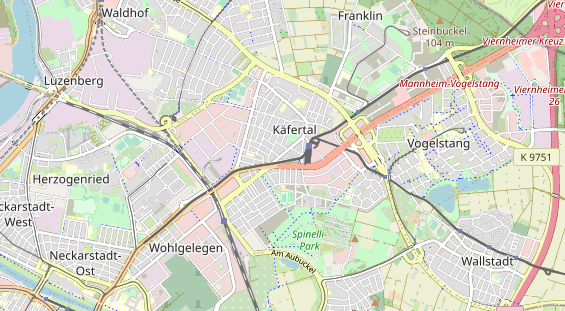 physical therapy on map