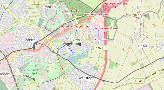 physical therapy on map