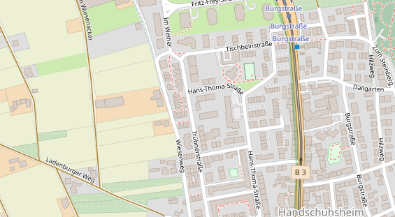 Physiotherapie auf Satellitenbild