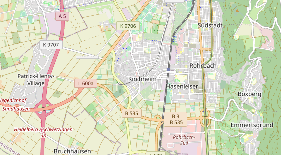 physical therapy on map