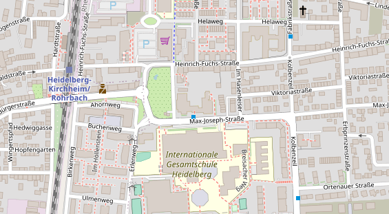 Physiotherapie auf Satellitenbild