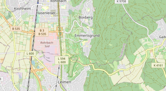 physical therapy on map