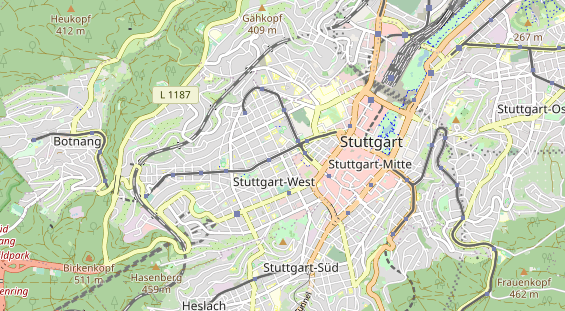 physical therapy on map