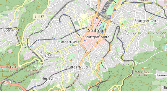 physical therapy on map