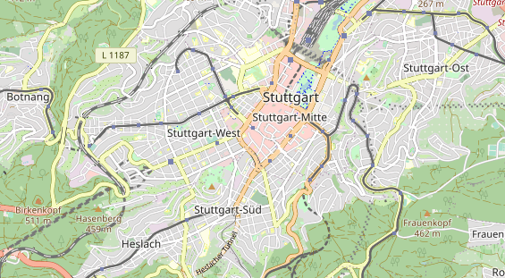 physical therapy on map