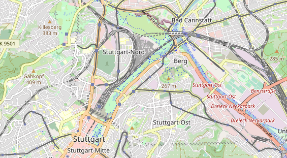 physical therapy on map