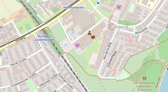 Physiotherapie auf Satellitenbild