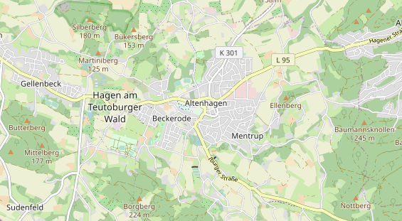 physical therapy on map