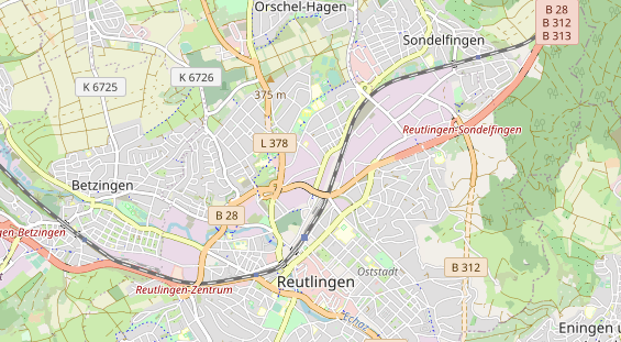 physical therapy on map