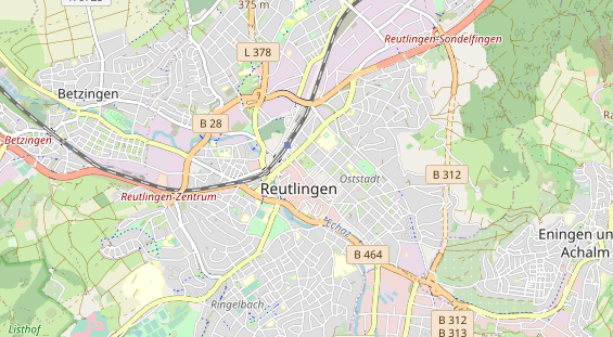 physical therapy on map