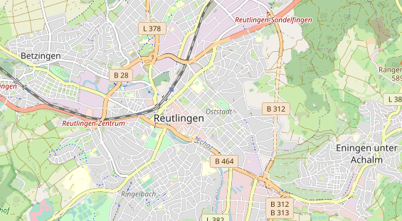 physical therapy on map