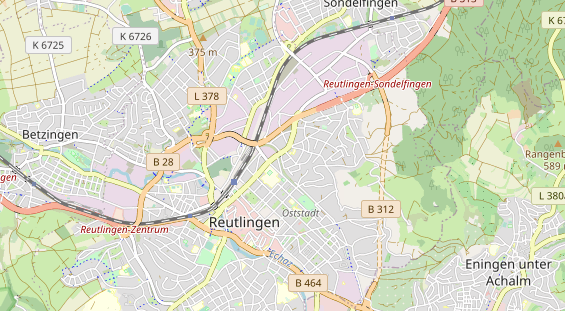 physical therapy on map