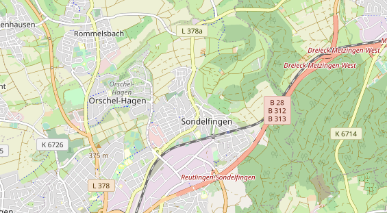 physical therapy on map