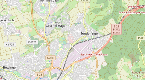 physical therapy on map