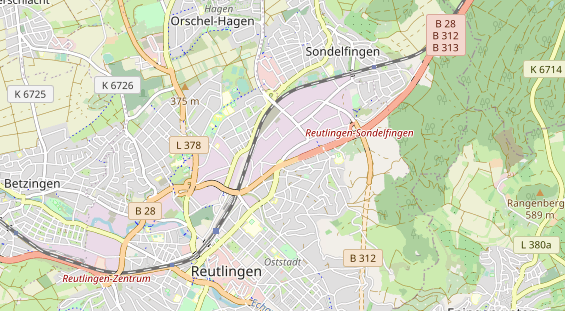 physical therapy on map