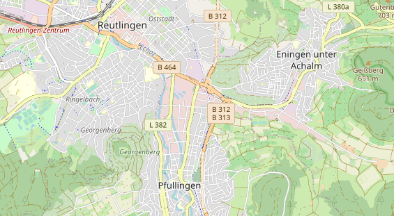 physical therapy on map