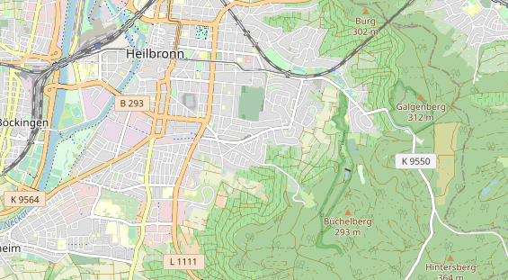 physical therapy on map