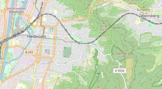 physical therapy on map