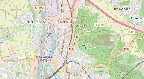 physical therapy on map
