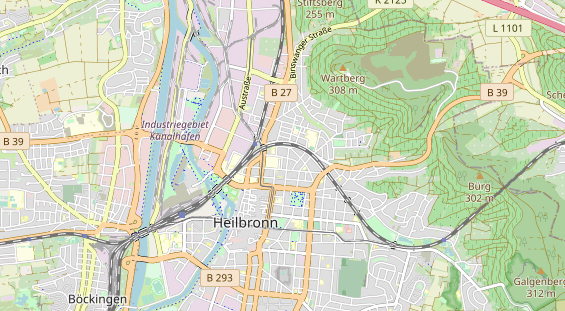 physical therapy on map