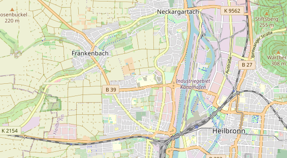 physical therapy on map