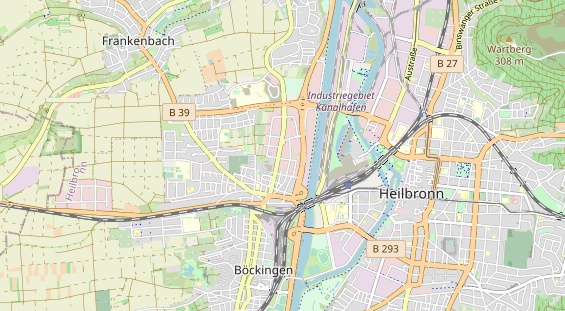 physical therapy on map