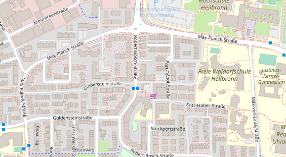 Physiotherapie auf Satellitenbild