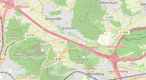 physical therapy on map