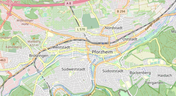 physical therapy on map