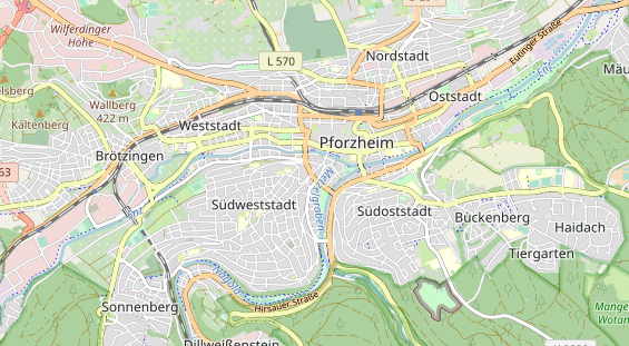 physical therapy on map