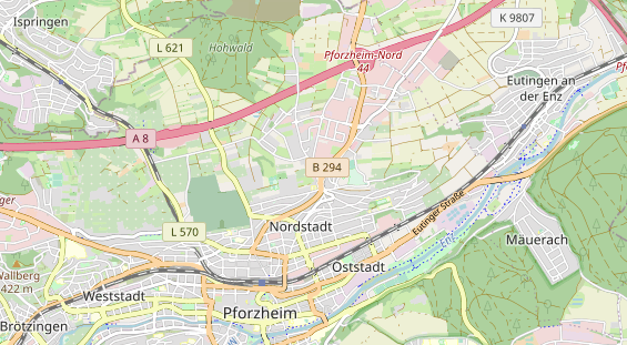 physical therapy on map