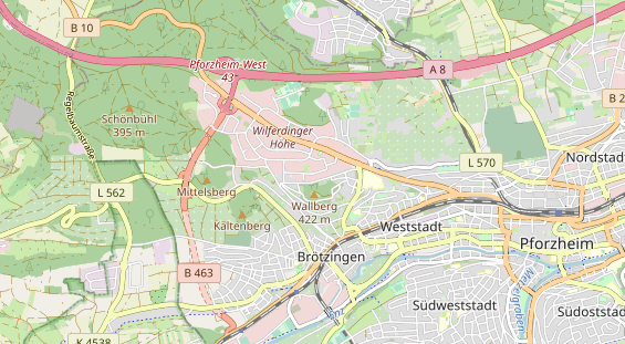 physical therapy on map