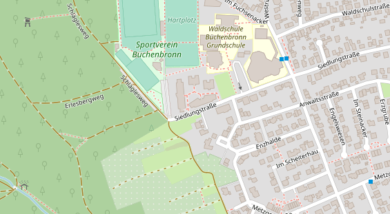 Physiotherapie auf Satellitenbild