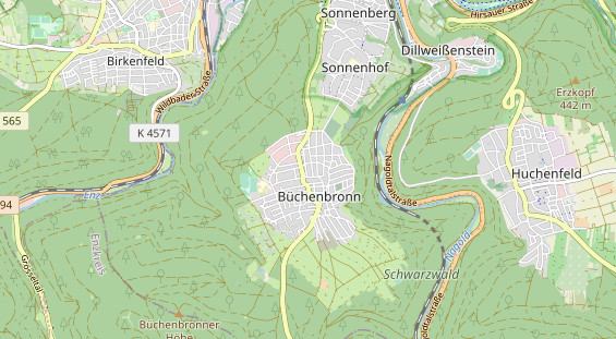 physical therapy on map