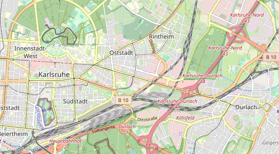 physical therapy on map