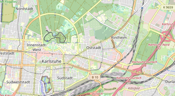 physical therapy on map