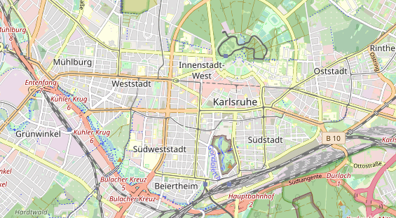 physical therapy on map
